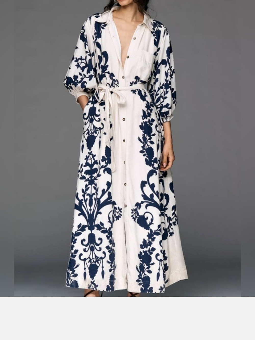 NWT💥 XL Anthropologie Mona Shirt Dress Maeve Maxi